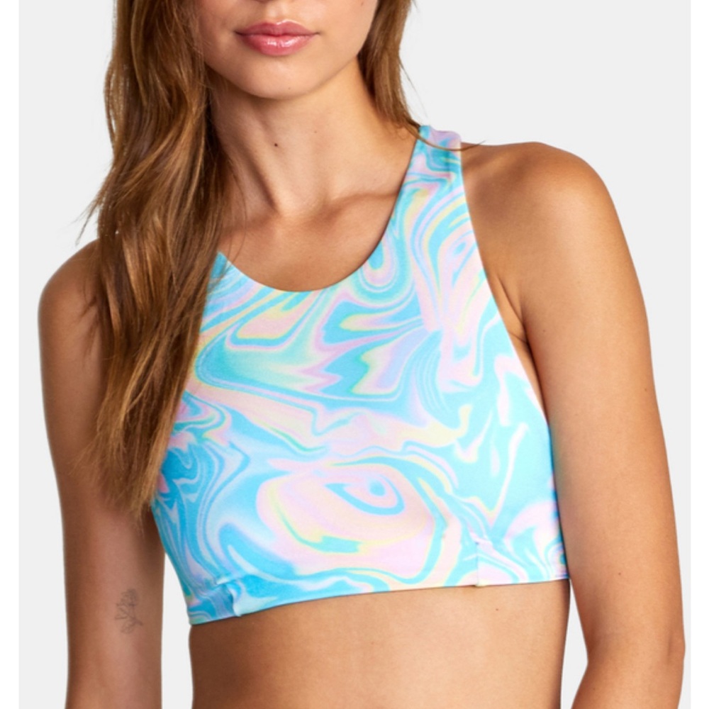 RVCA Psychee high neck bikini top